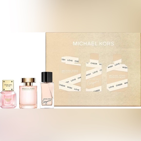 Michael Kors Other - Michael Kors 3-Piece Eau de Parfum Set Gorgeous Wonderlust Sparkling Blush NEW